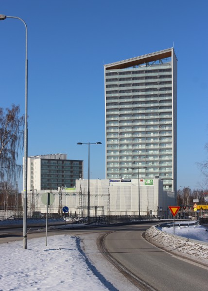 Niittykumpu metro centre, Espoo (February 2018)