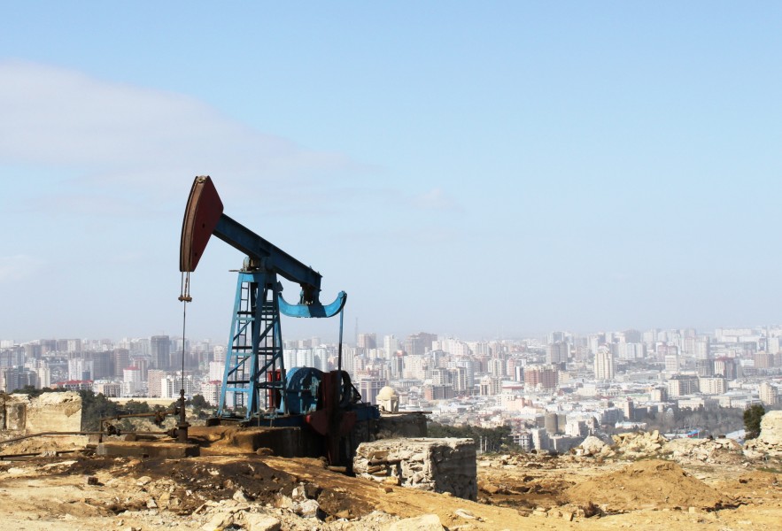 Oil pump in Baku