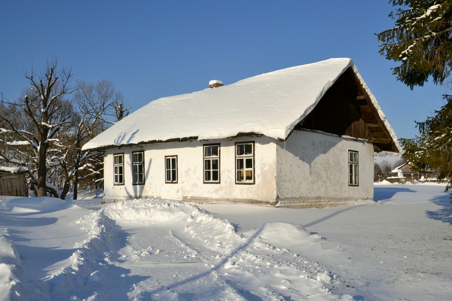 Old house in Łupków (Лупків), Poland
