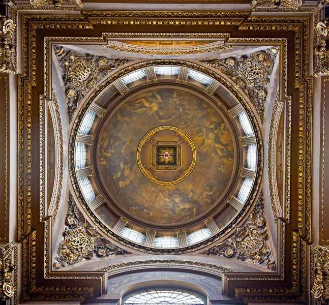 Painted Hall dome interior