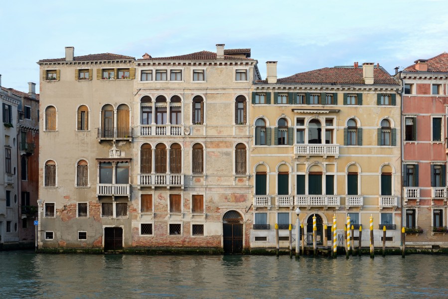 Palazzetto Barbarigo and Palazzo Zulian Priuli on Canal Grande Venice