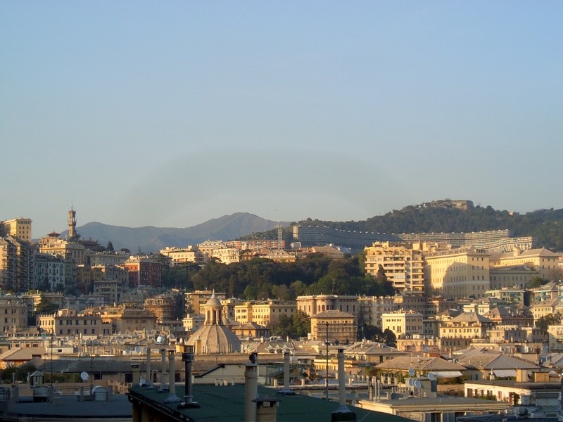 Panorama Genova da galiera