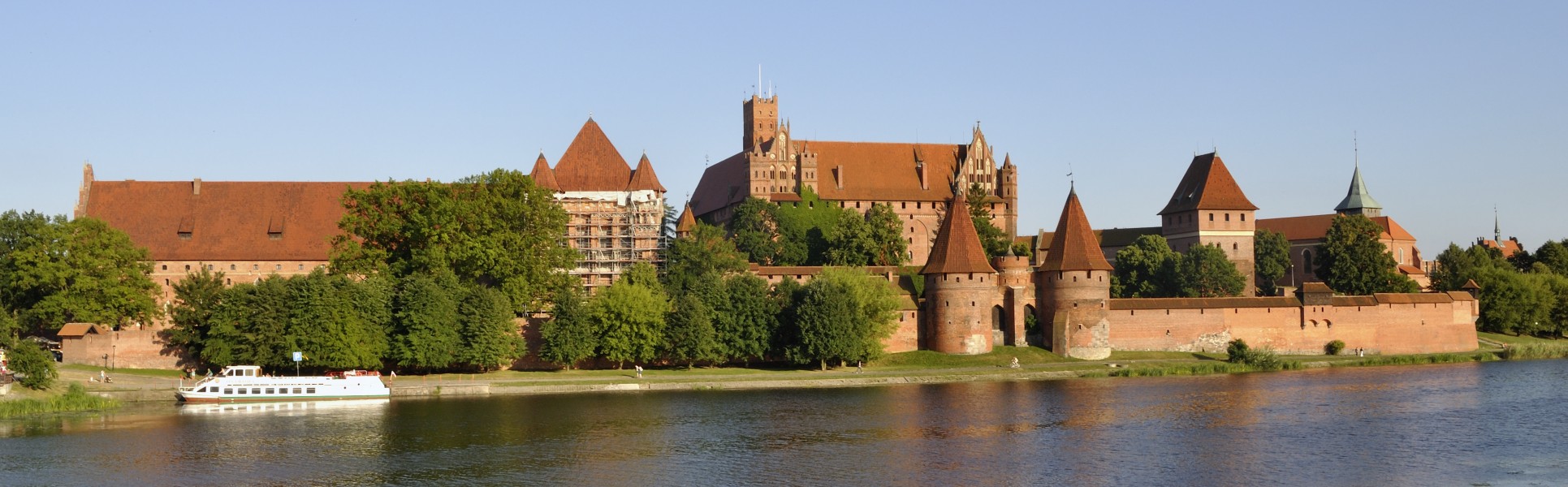 Panorama of Malbork Castle