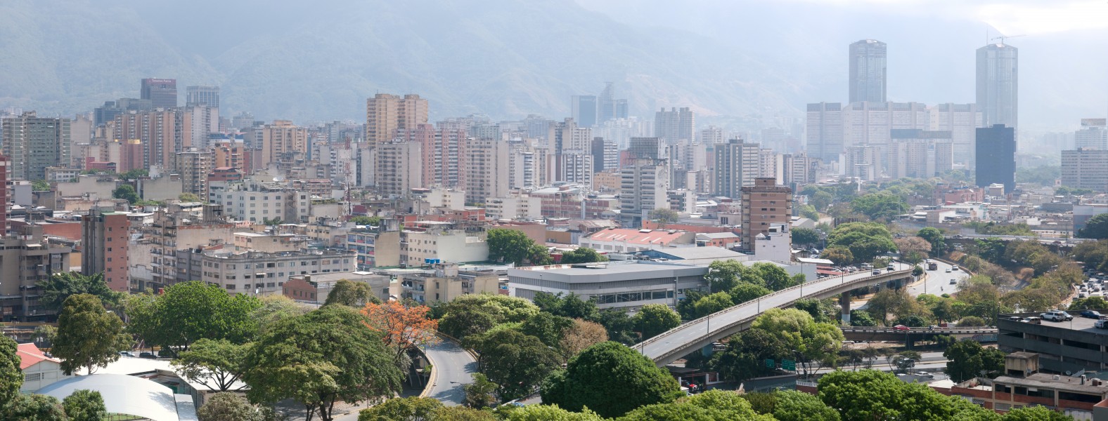 Panoramic View of Caracas from Militar Hospital