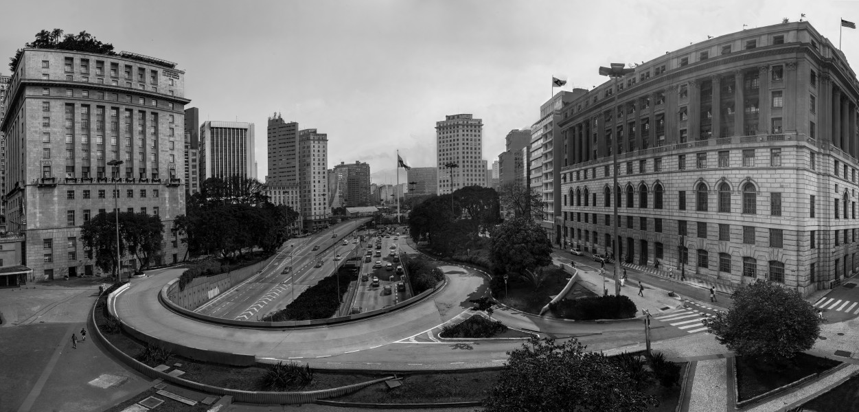 Panoramic view of São Paulo city center
