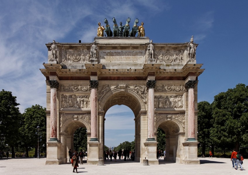 Paris - Jardin des Tuileries - Arc de Triomphe du Carrousel - PA00085992 - 003