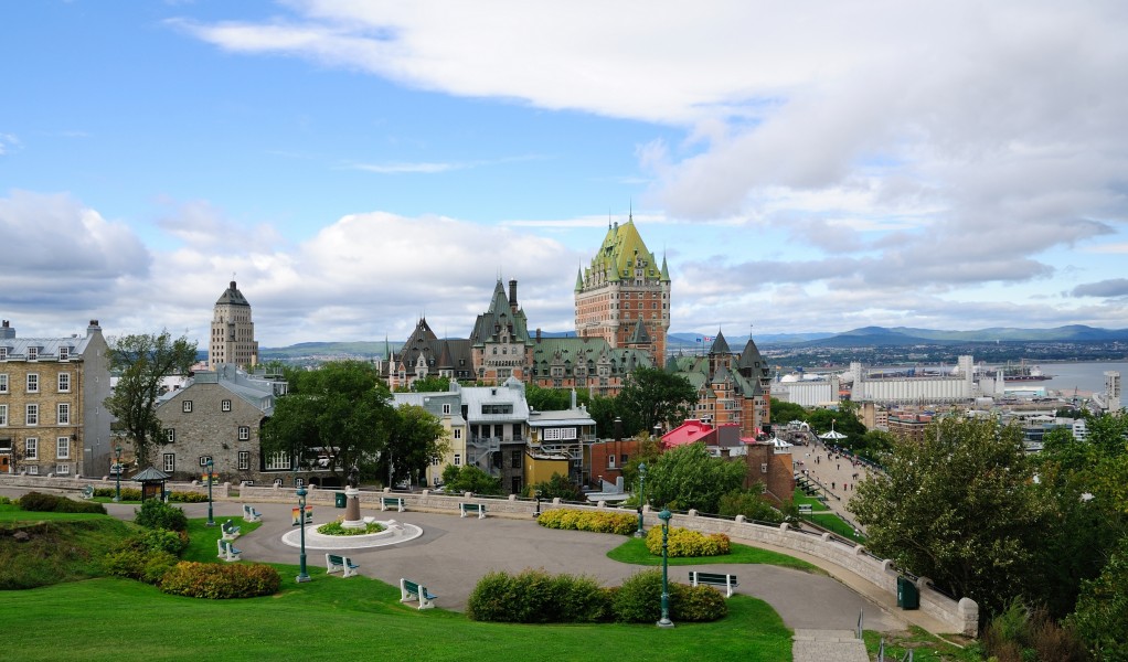 Quebec - QC - Blick auf die Altstadt2