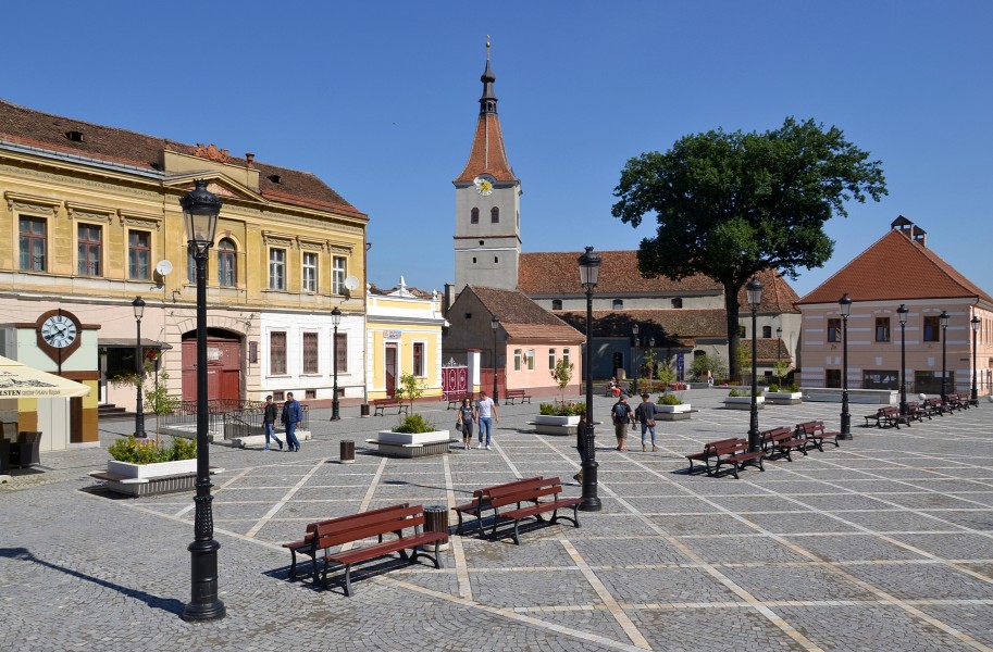 Râşnov (Barcarozsnyó, Rosenau) - market square