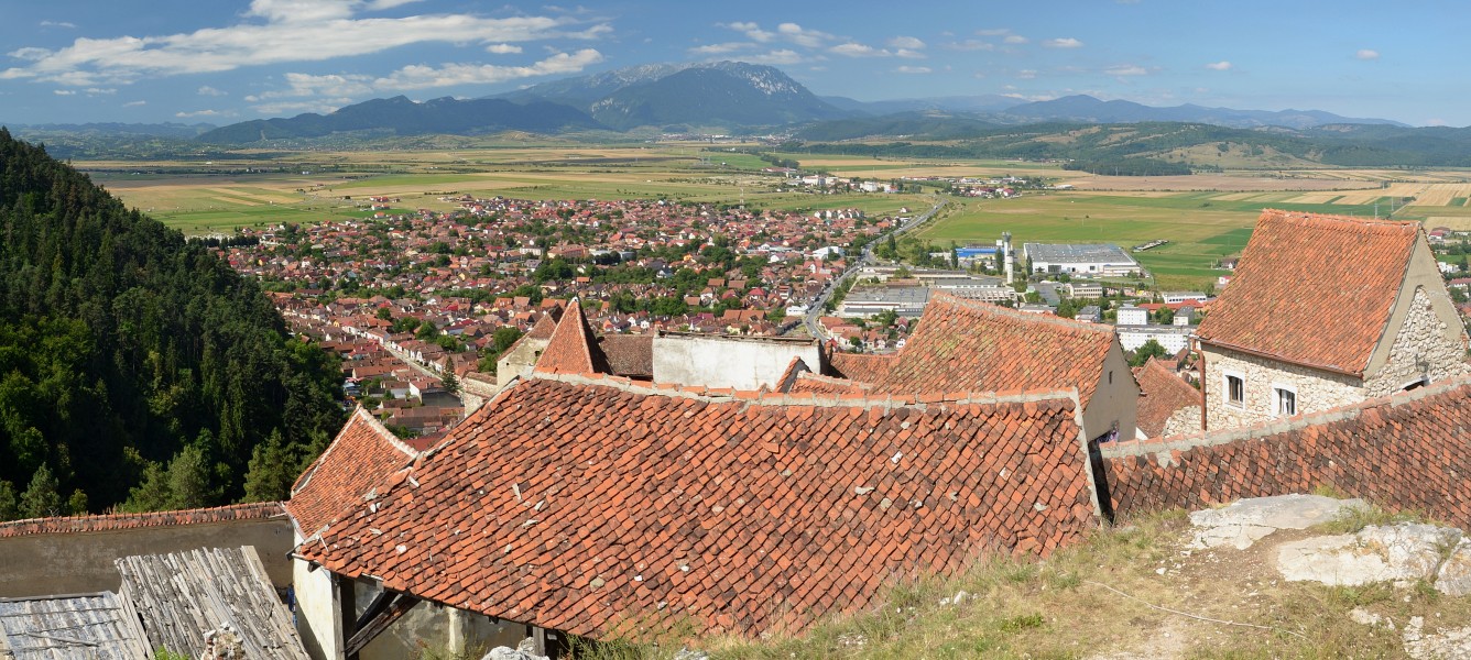 Râşnov (Barcarozsnyó, Rosenau) - view from castle