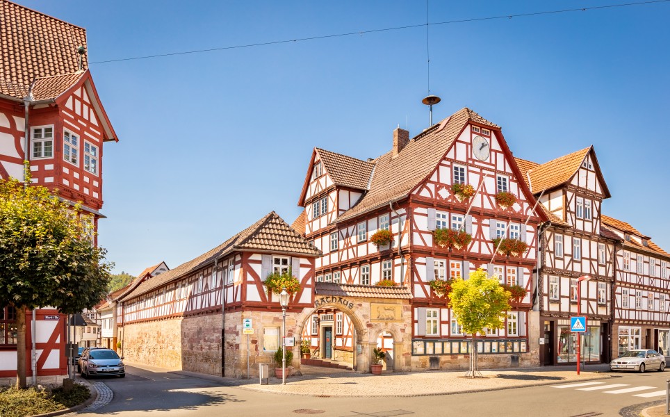 Rathaus der Stadt Wanfried, Hessen, Deutschland IMG 6238-HDR edit