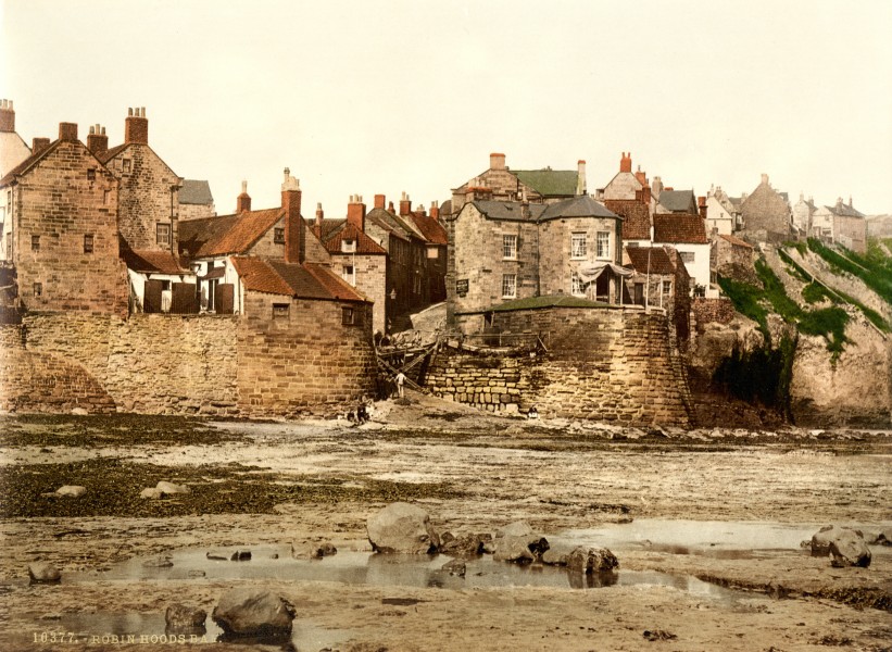 Robin Hood's Bay, Whitby, Yorkshire, England, ca. 1895