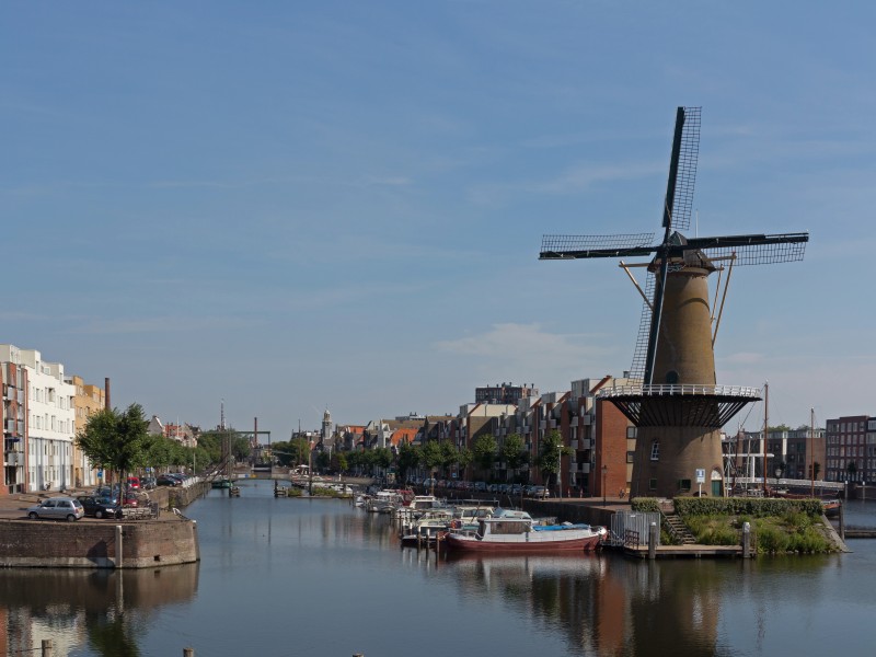 Rotterdam-Delfshaven, windkorenmolen de Distilleerketel RM32880 foto3 2015-08-02 10.44