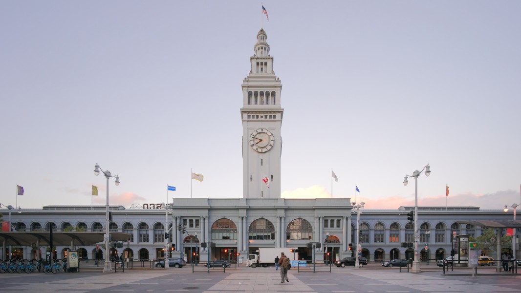 San Francisco Ferry Building during sunset 2016