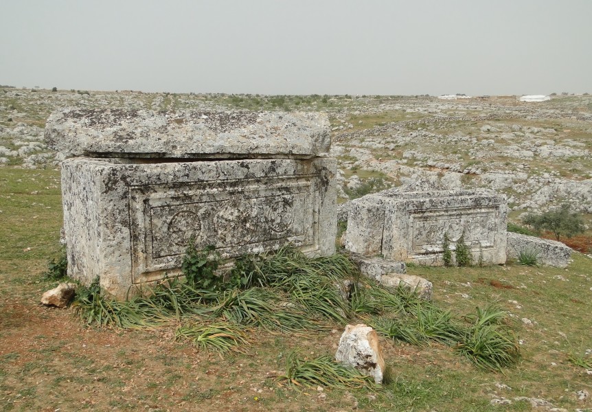 Sarcophagi in Serjilla