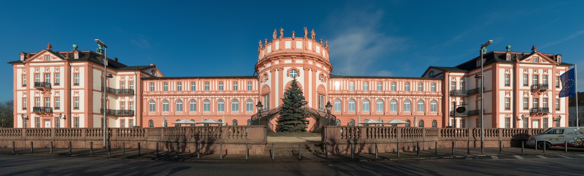Schloss Biebrich, South view, Panini General projection 20150107 1