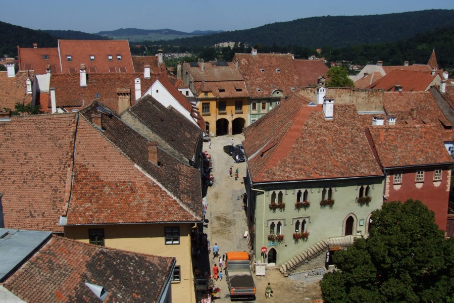 Sighişoara (Schäßburg, Segesvár) - view from CT2