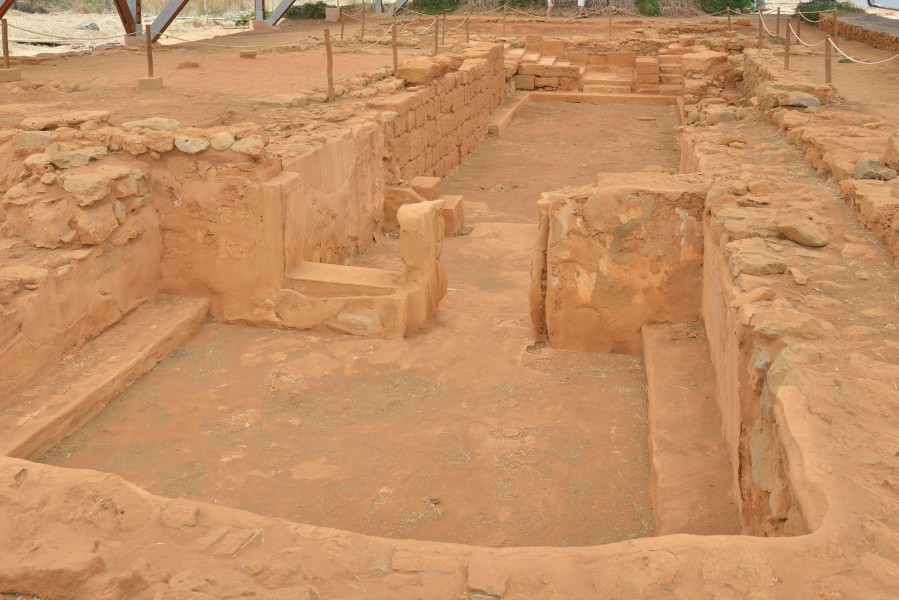 The crypt Agora in Malia Crete