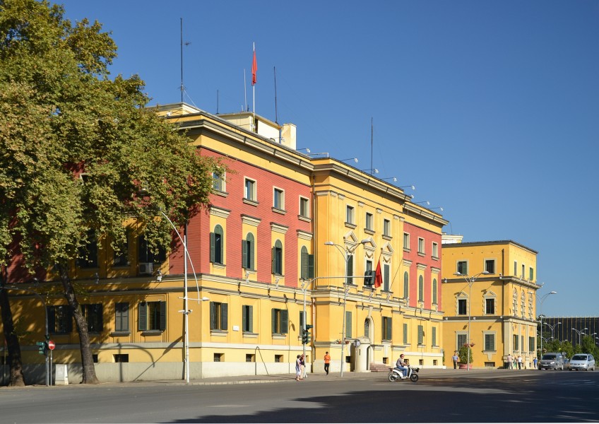 Tirana - The Ministry of Defence and MAFCP