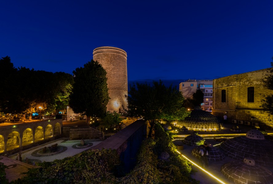 Torre de la Doncella, Baku, Azerbaiyán, 2016-09-26, DD 212-214 HDR