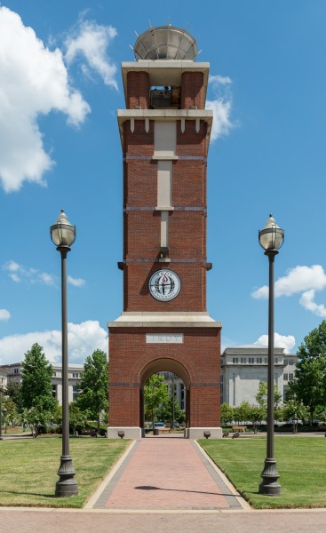 Troy University, Montgomery, Bell Tower 20160713 1