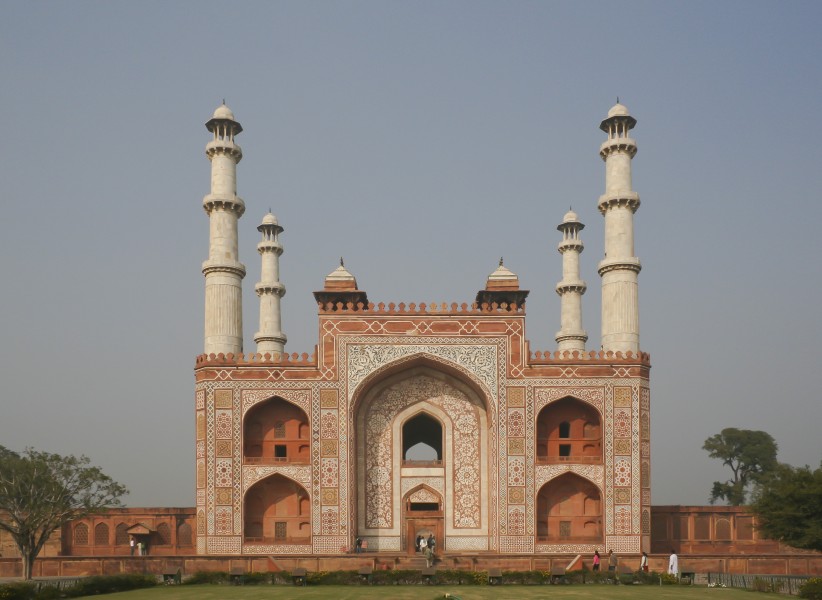 Tumba de Akbar el Grande-Sikandra-India01