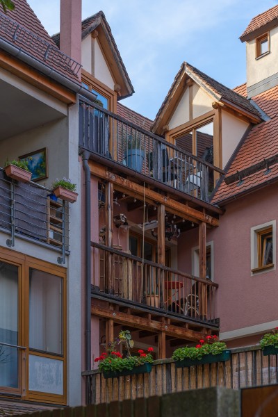Ulm - Balconies in tight spaces