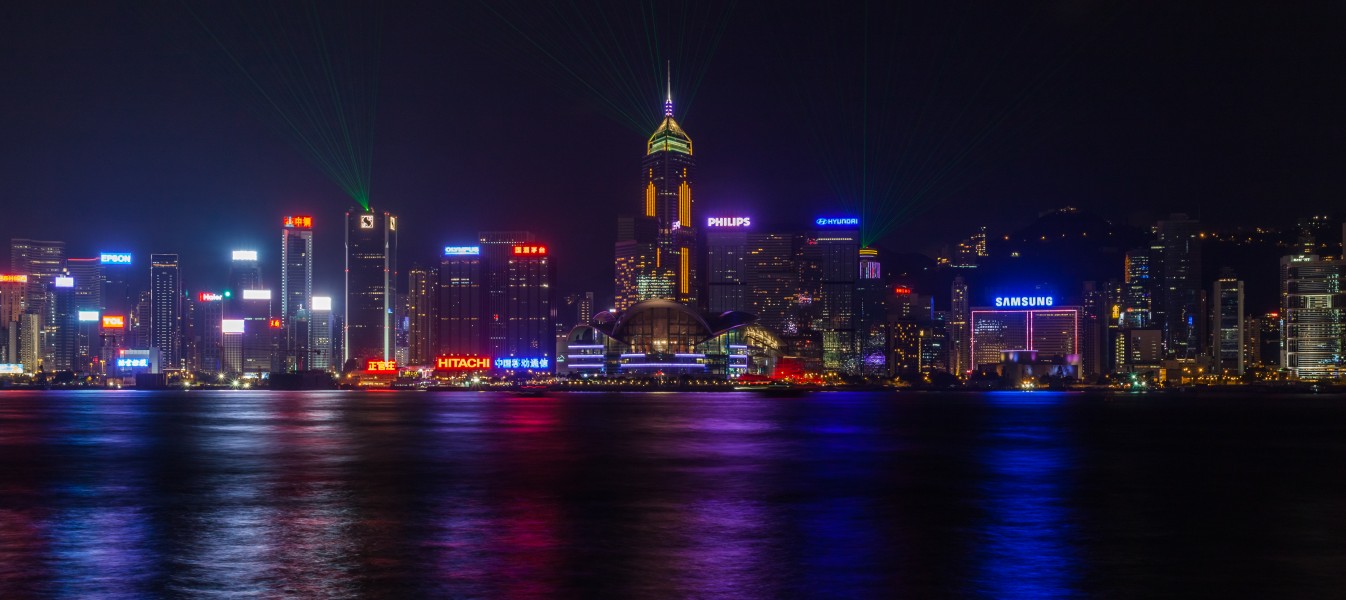 Vista del Puerto de Victoria desde Kowloon, Hong Kong, 2013-08-11, DD 17