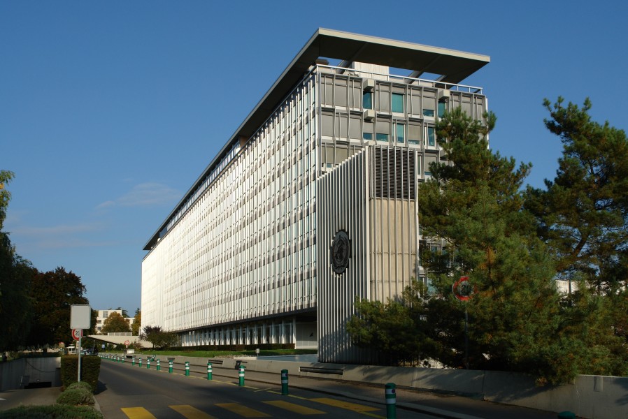 World Health Organisation building from west