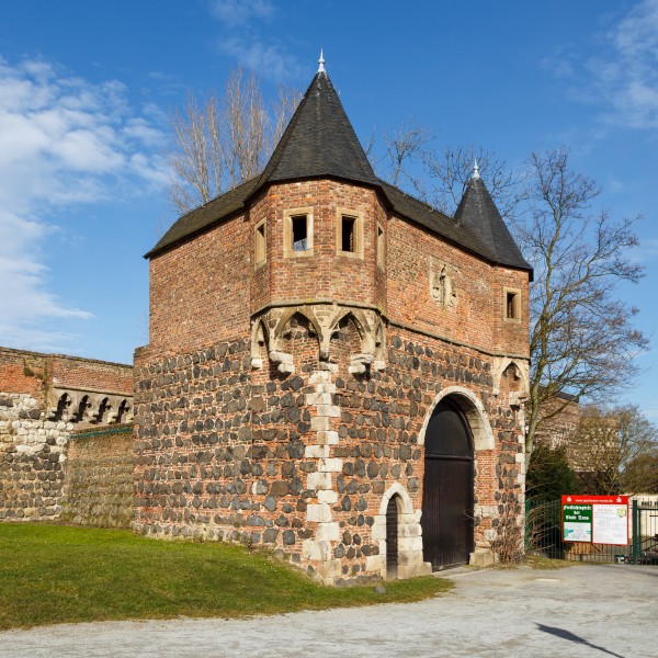 Zons Germany South-gate-castle-Friedestrom-01