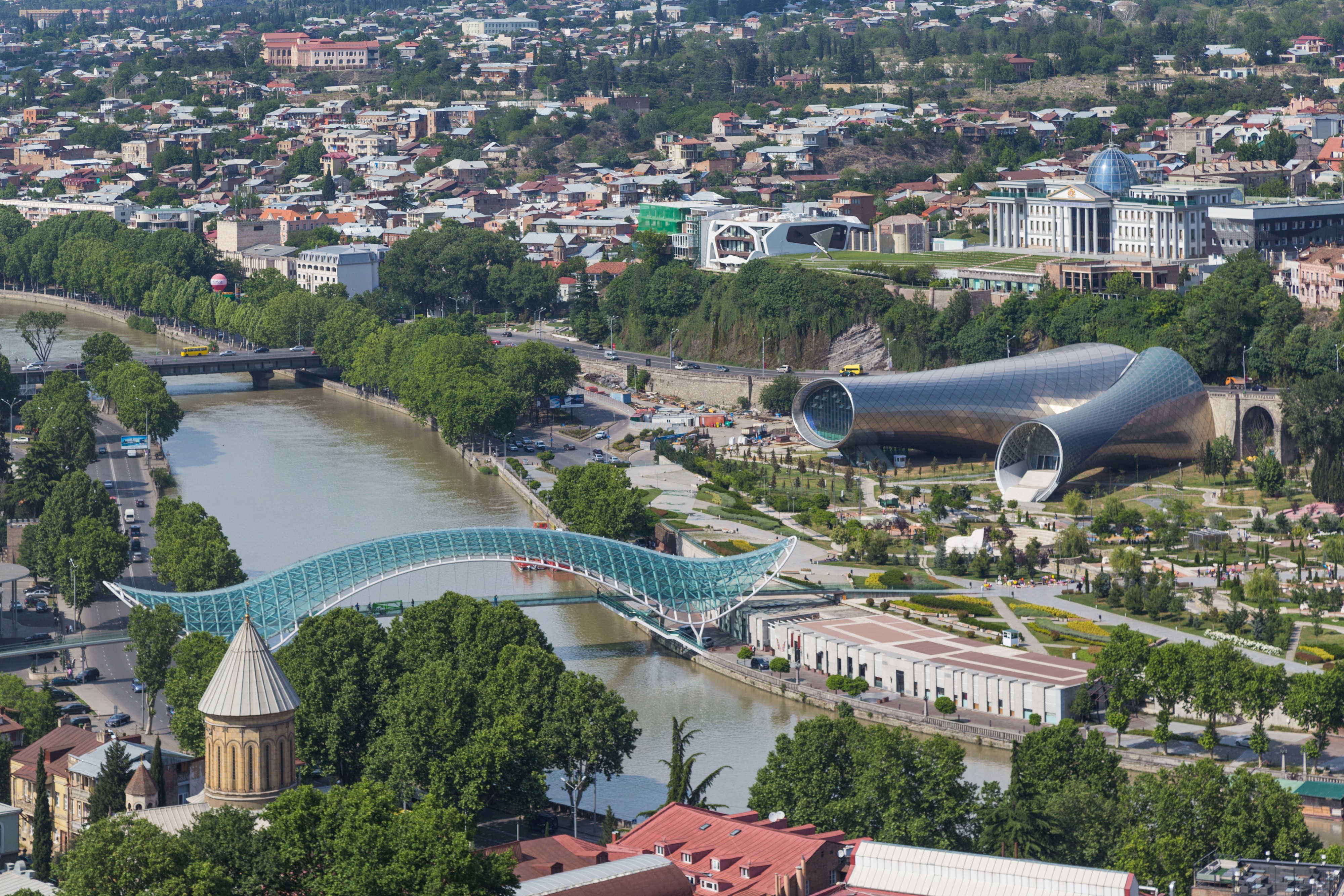 2016 Tbilisi, Widoki z Twierdzy Narikala (04)