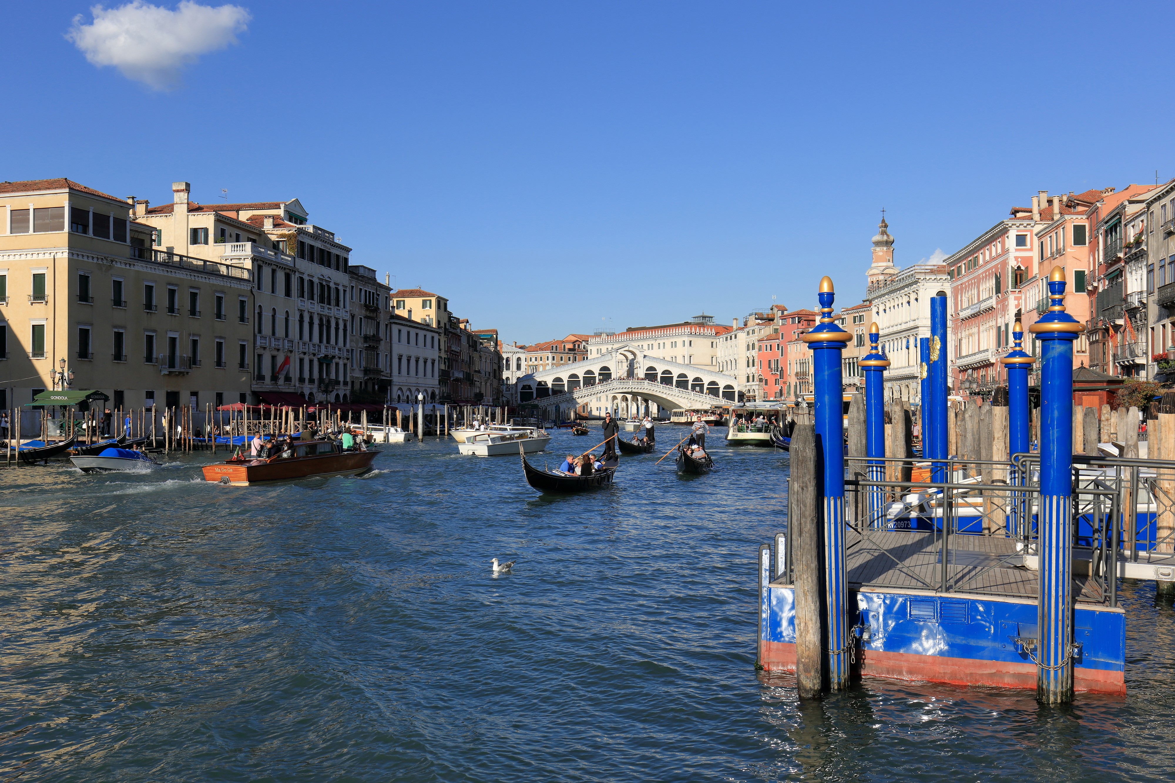 Canal Grande and Ponte di Rialto, Venice - September 2017