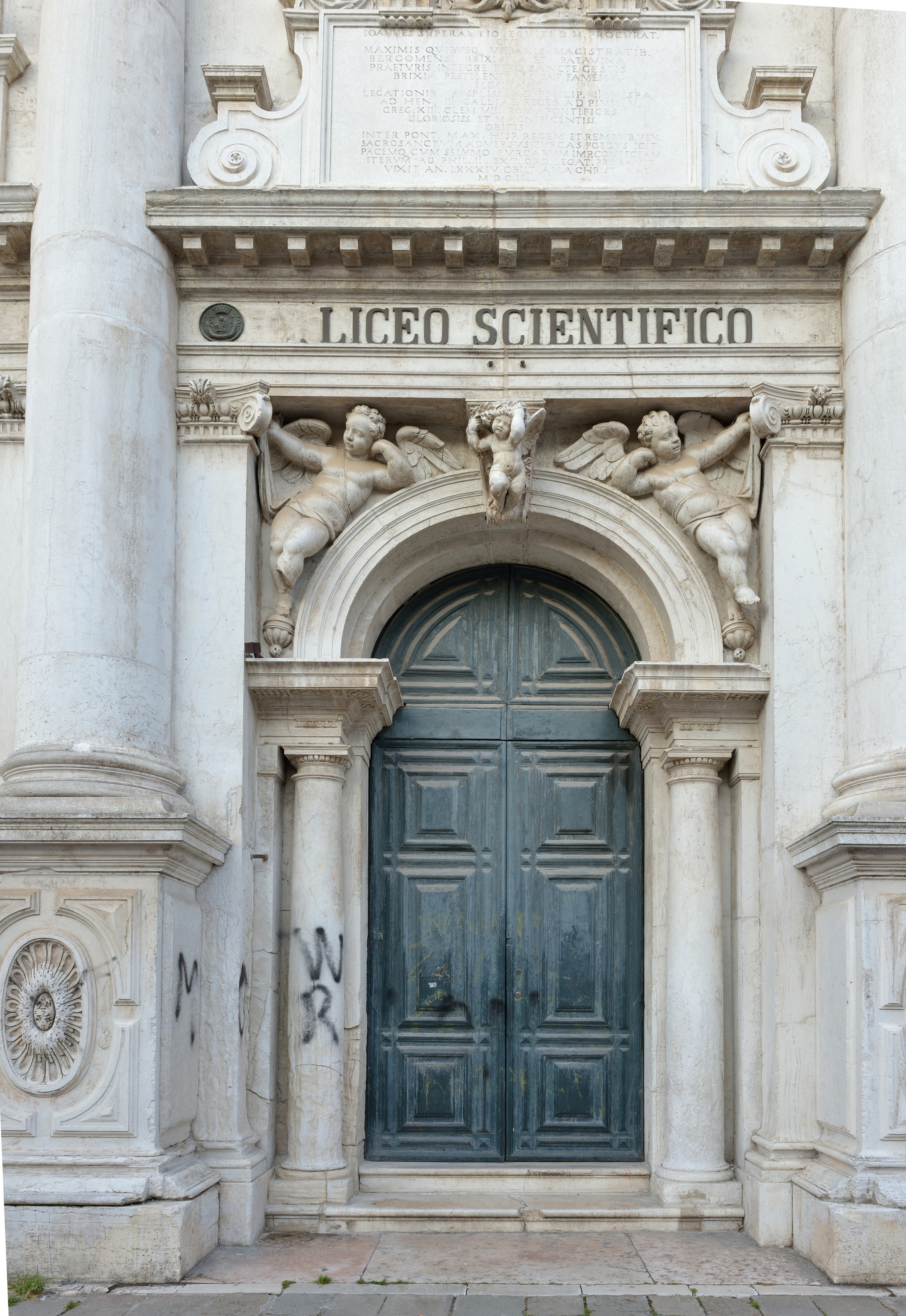Chiesa Santa Giustina Longhena portale Venezia