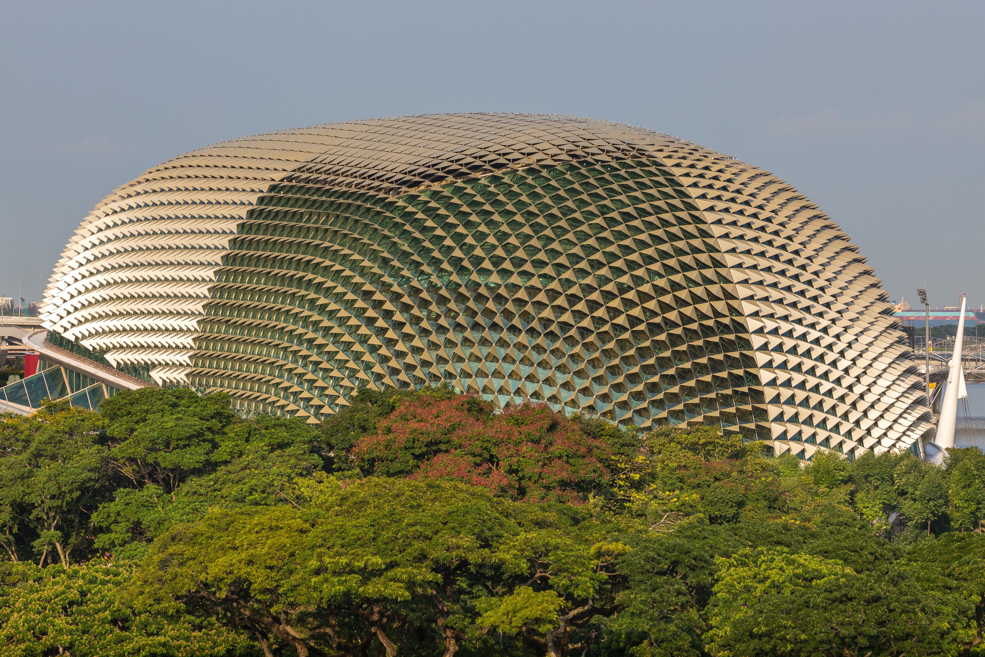 Dome of the Esplanade Theatres on the Bay Singapore