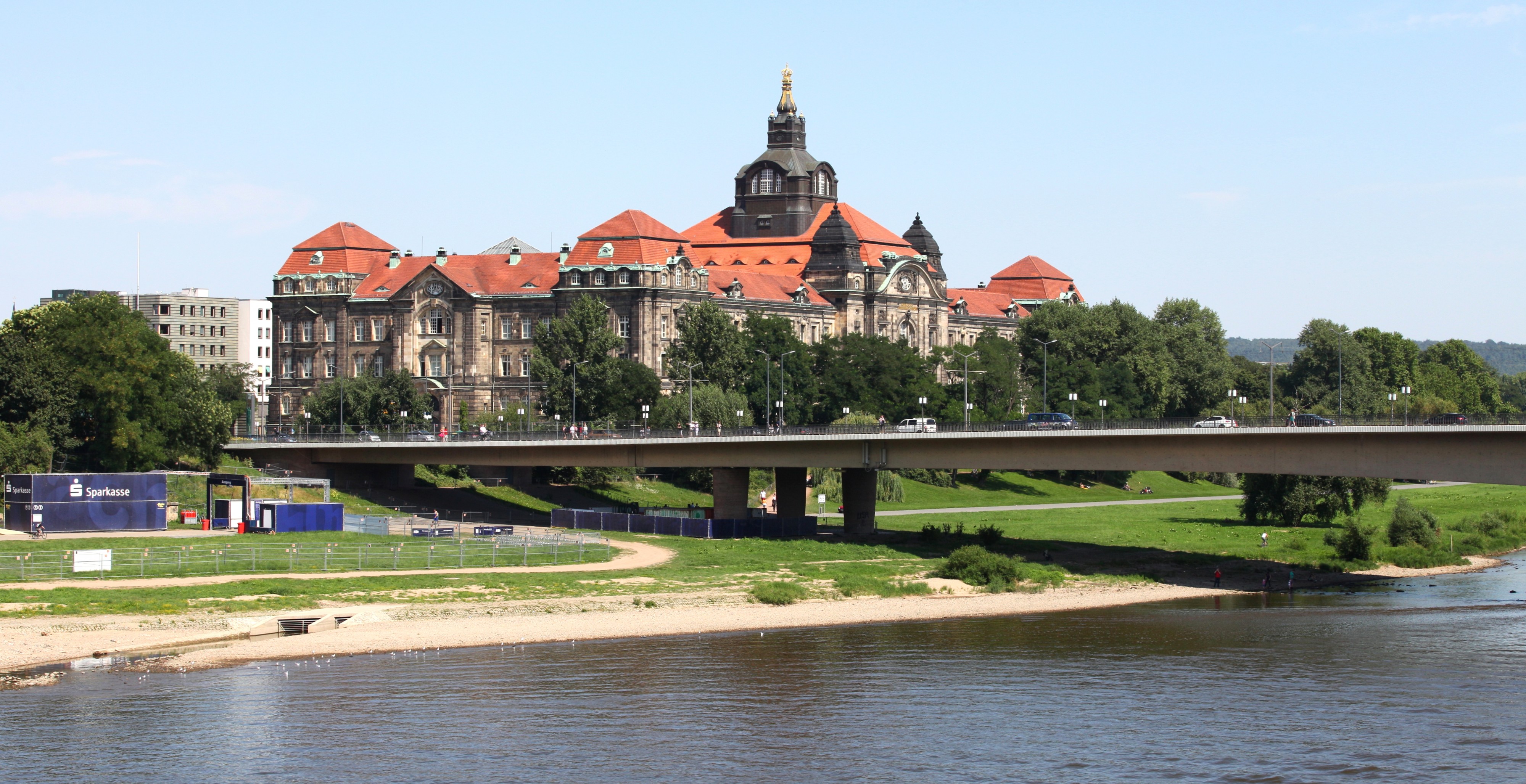 river Elbe in Dresden, Germany, Europe, August 2013, picture 5
