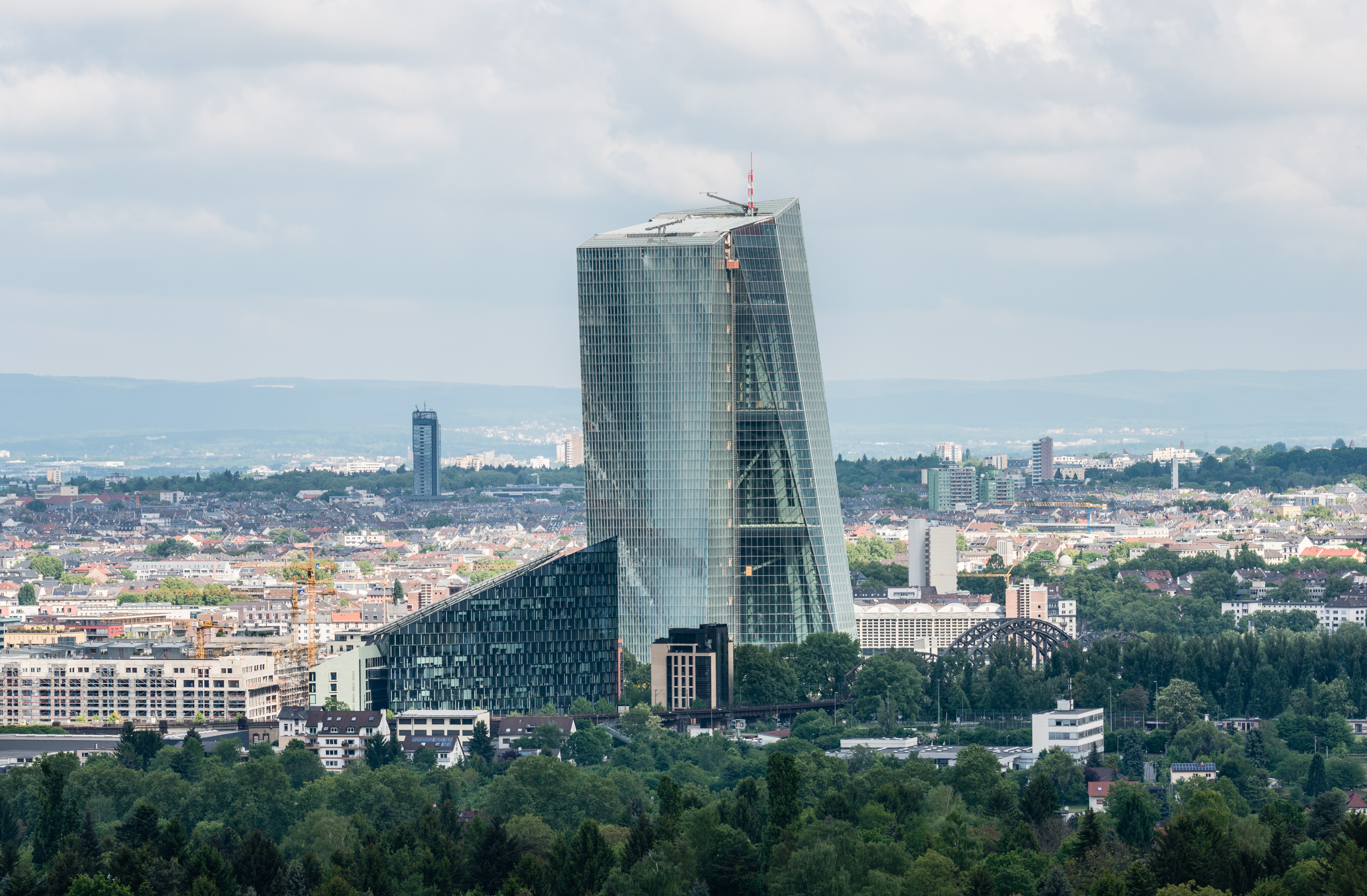 European Central Bank - building under construction - Frankfurt - Germany - 15