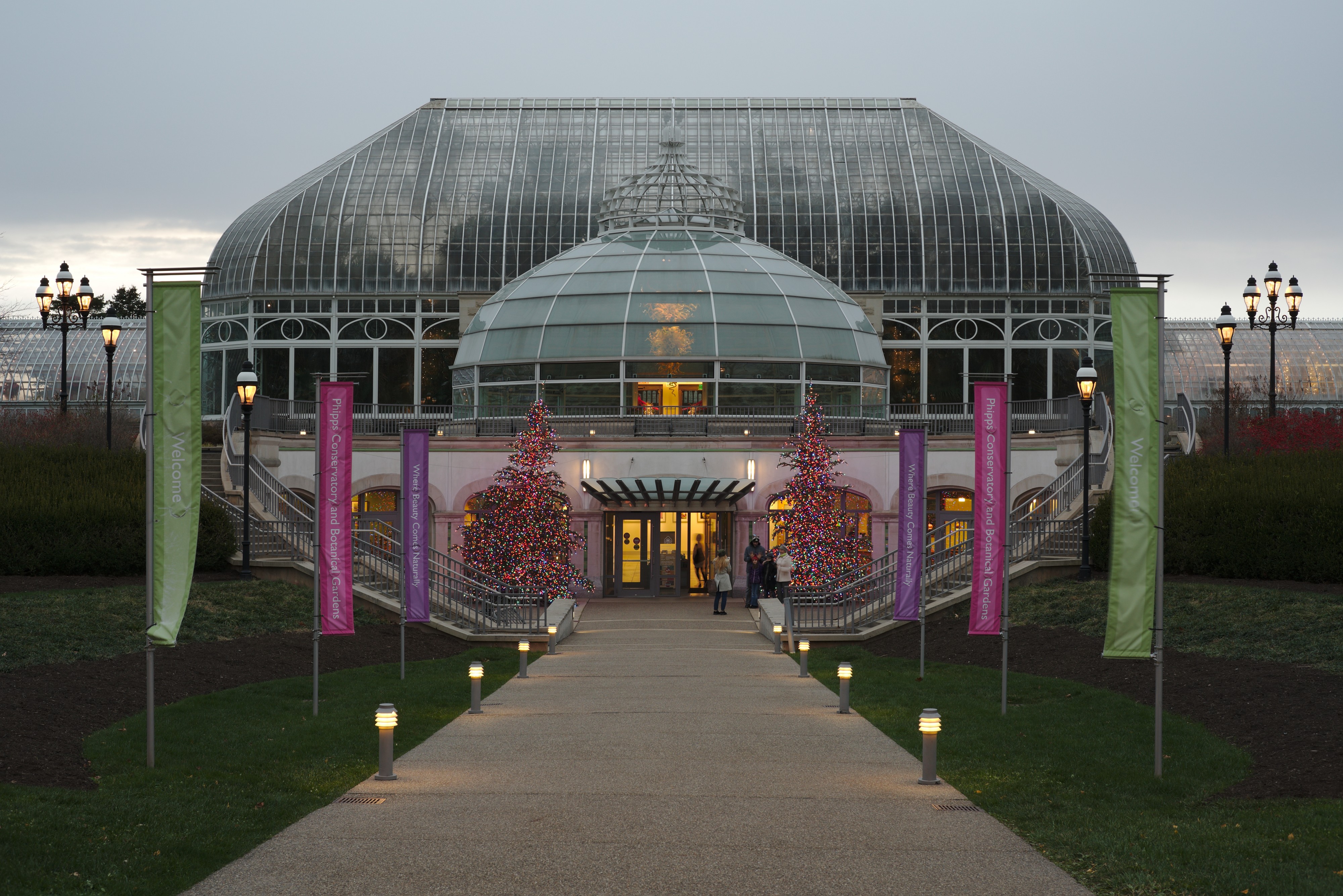 Phipps Conservatory winter 2015 welcome center