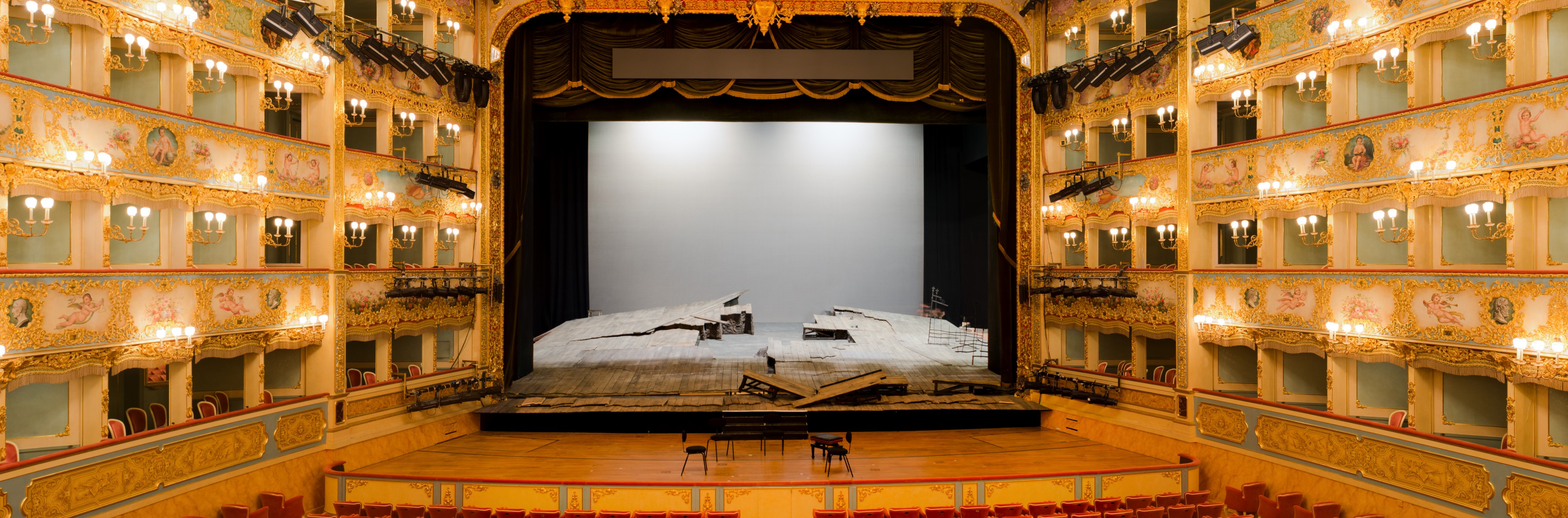 Stage of Teatro La Fenice