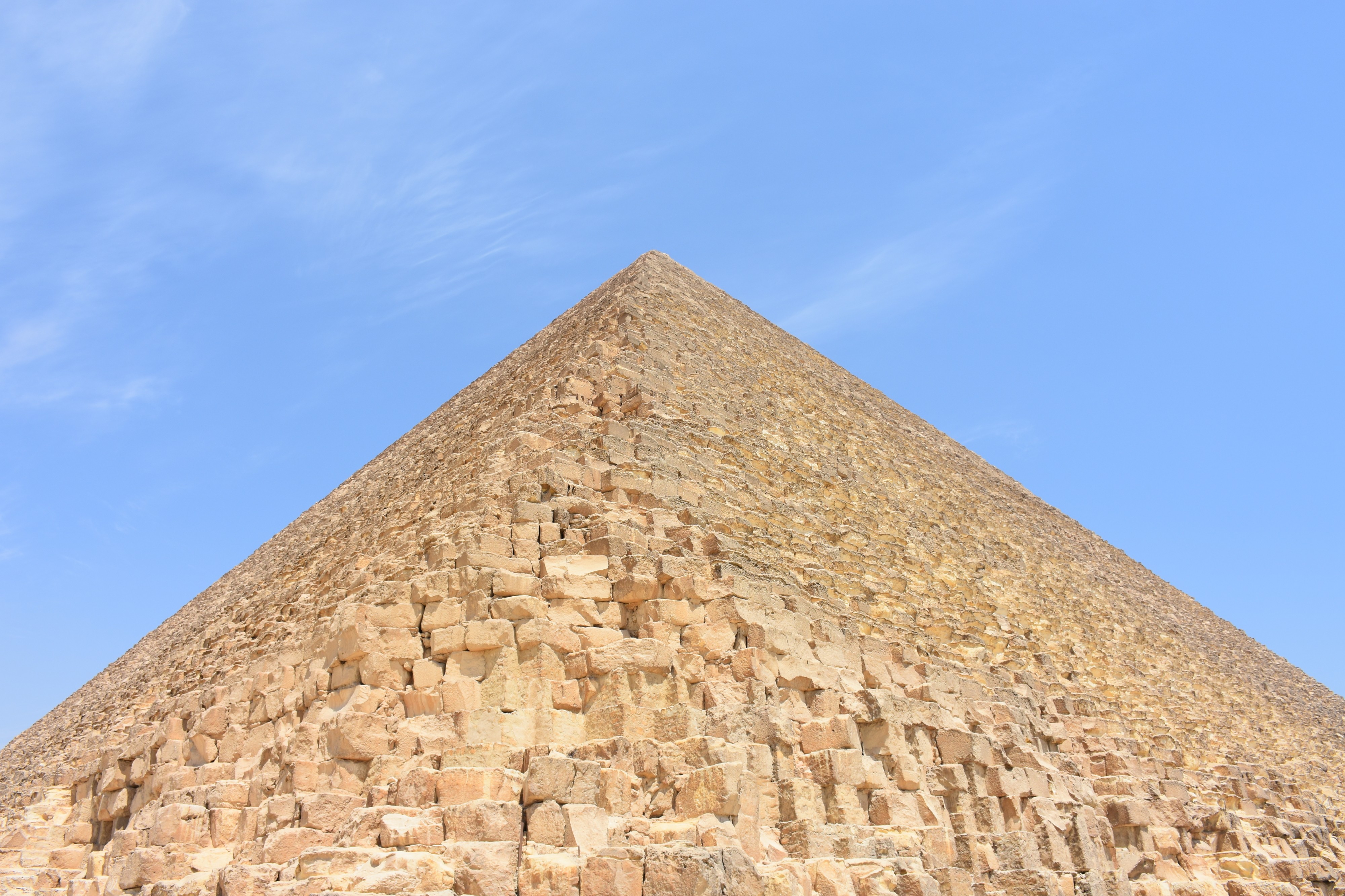 The Great Pyramid of Giza from southeast corner