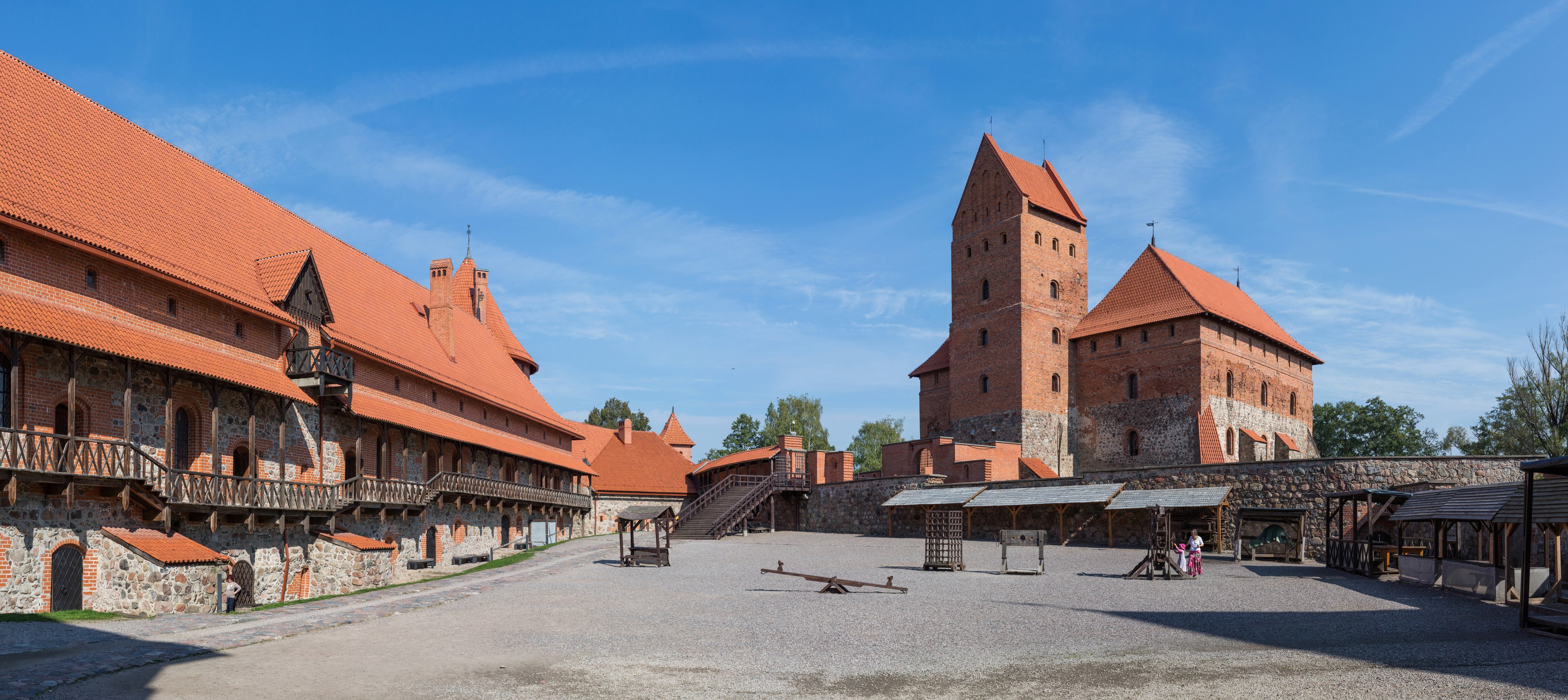 Trakai Island Castle Courtyard, Lithuania - Diliff