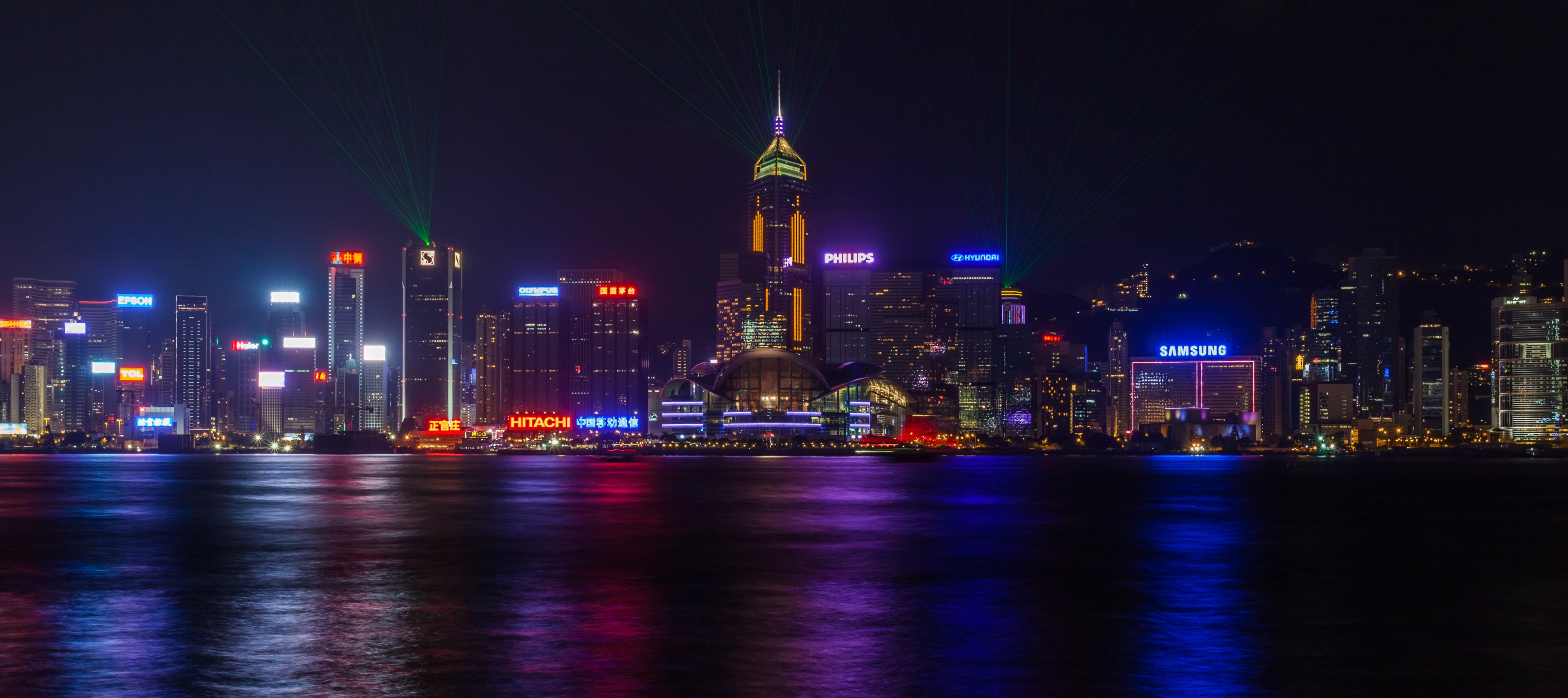Vista del Puerto de Victoria desde Kowloon, Hong Kong, 2013-08-11, DD 17