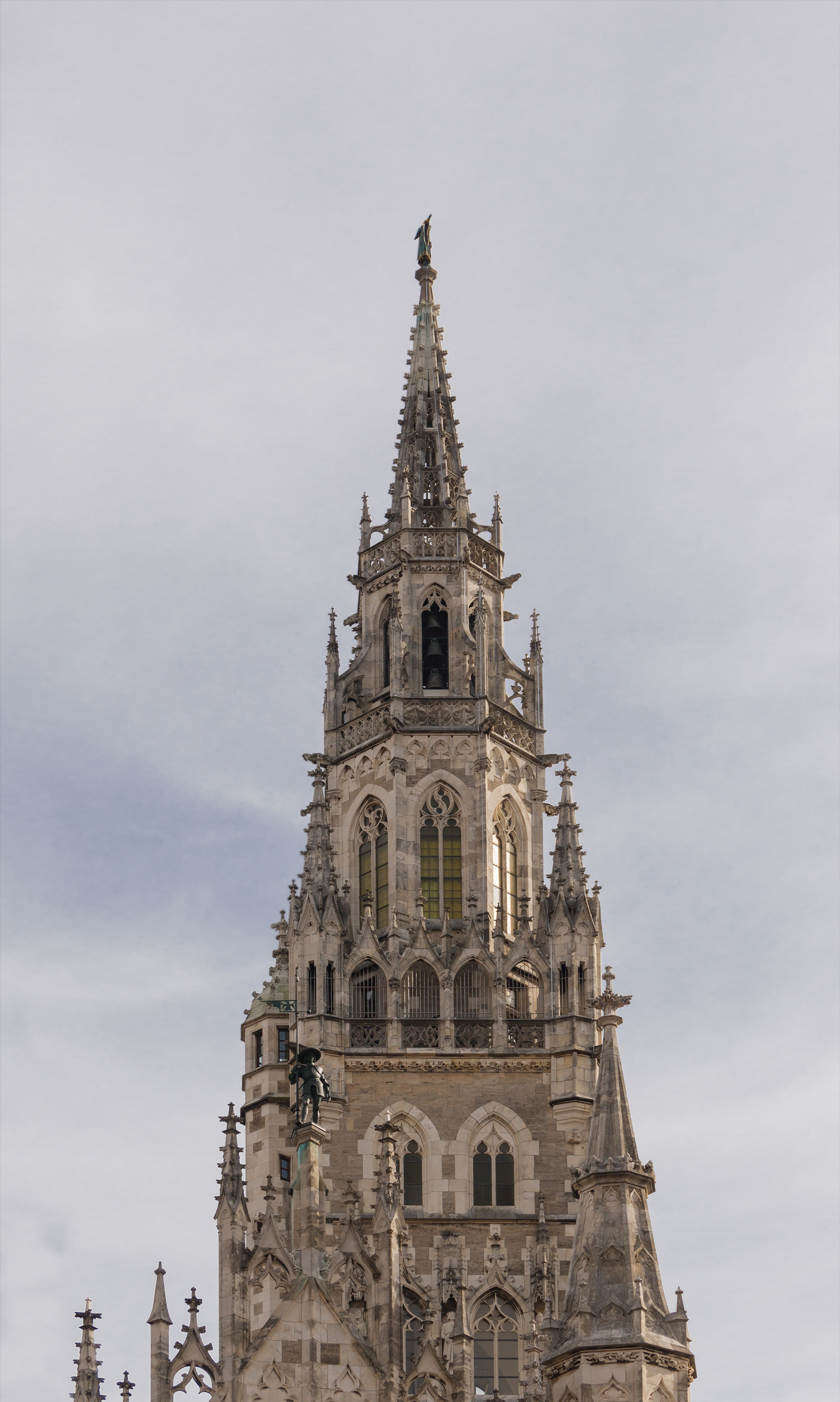 Top spire city hall Munich