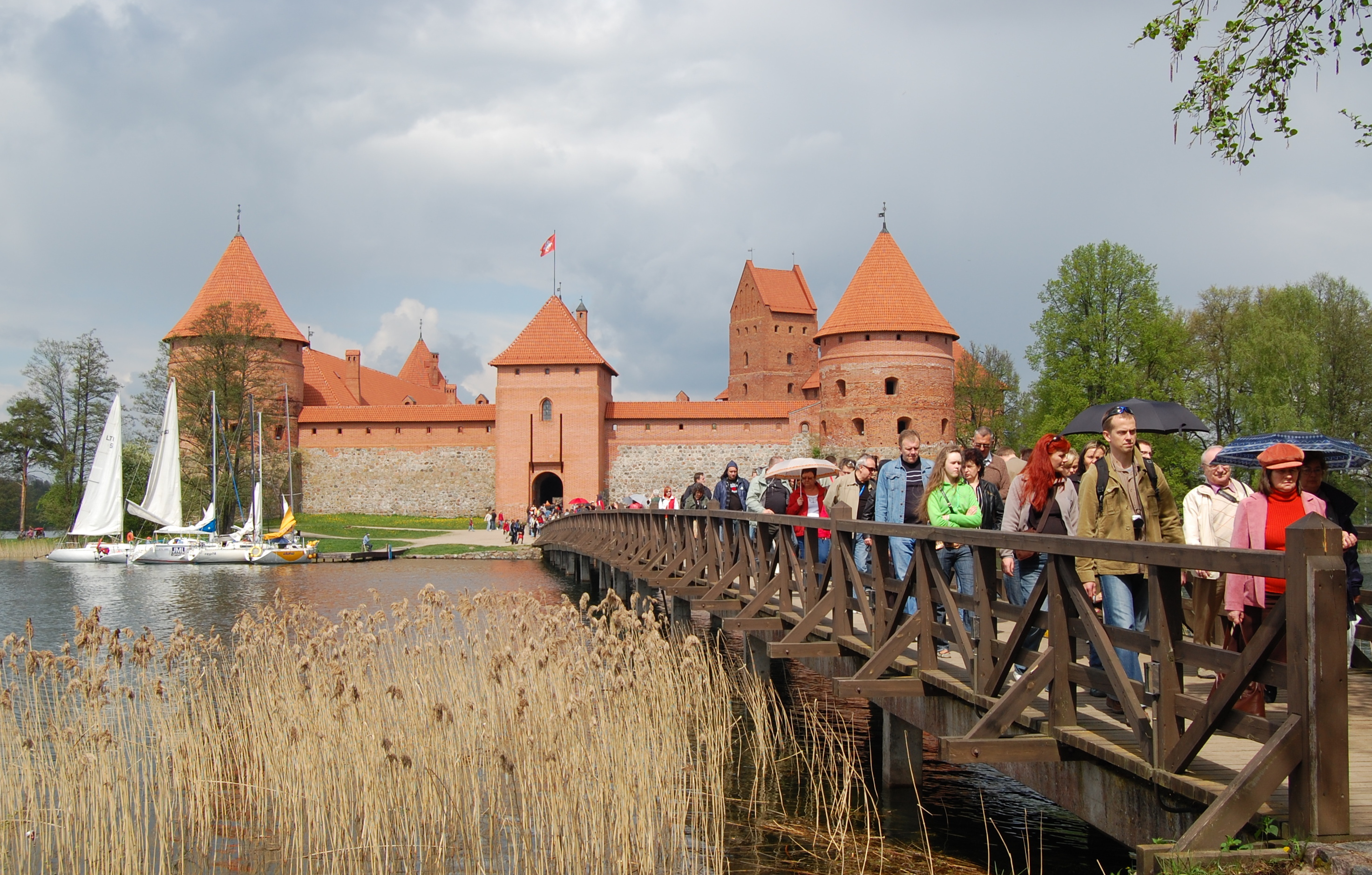 Trakai Castle tourists