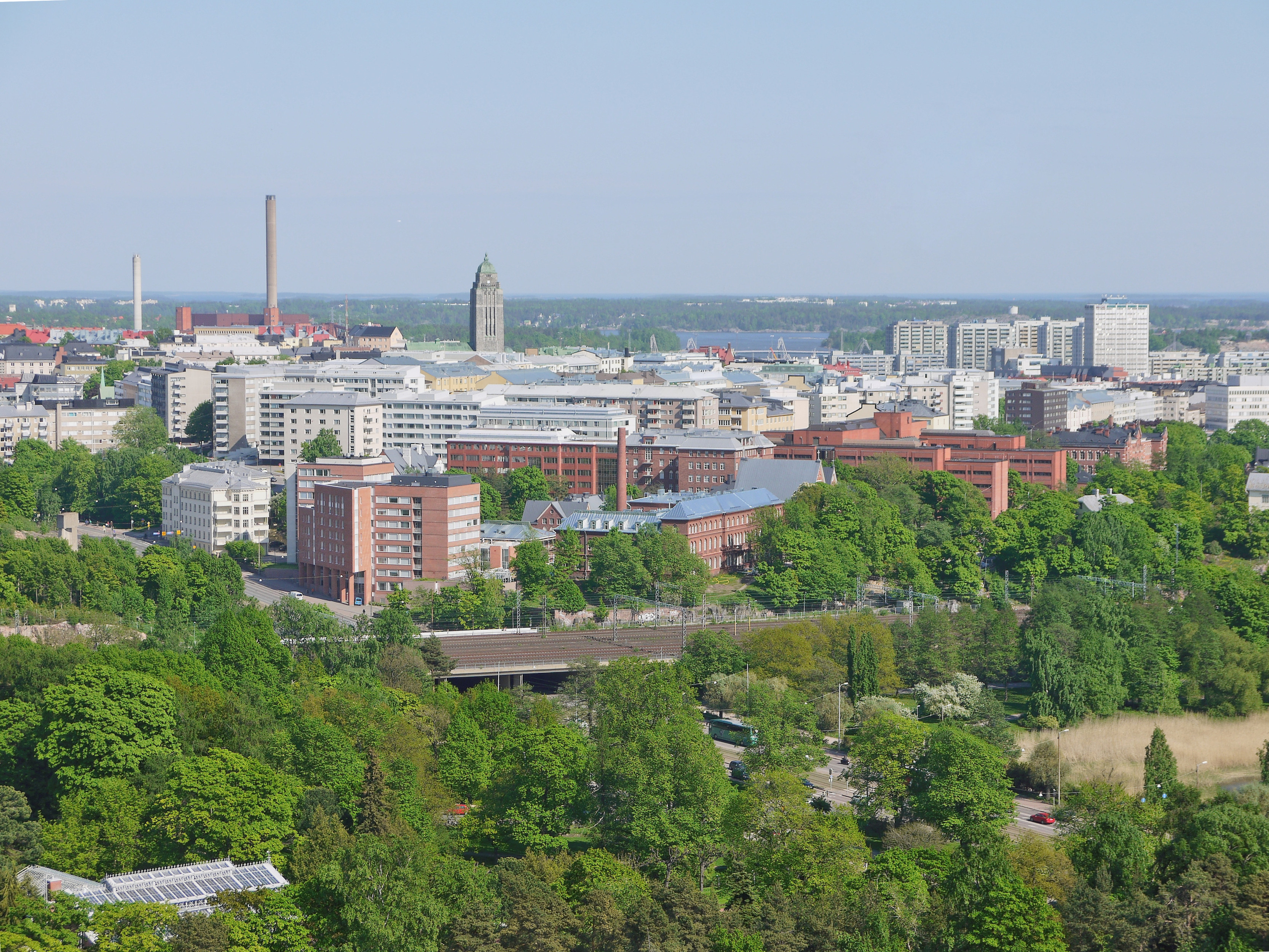 View of the Kallio neigbourhood.