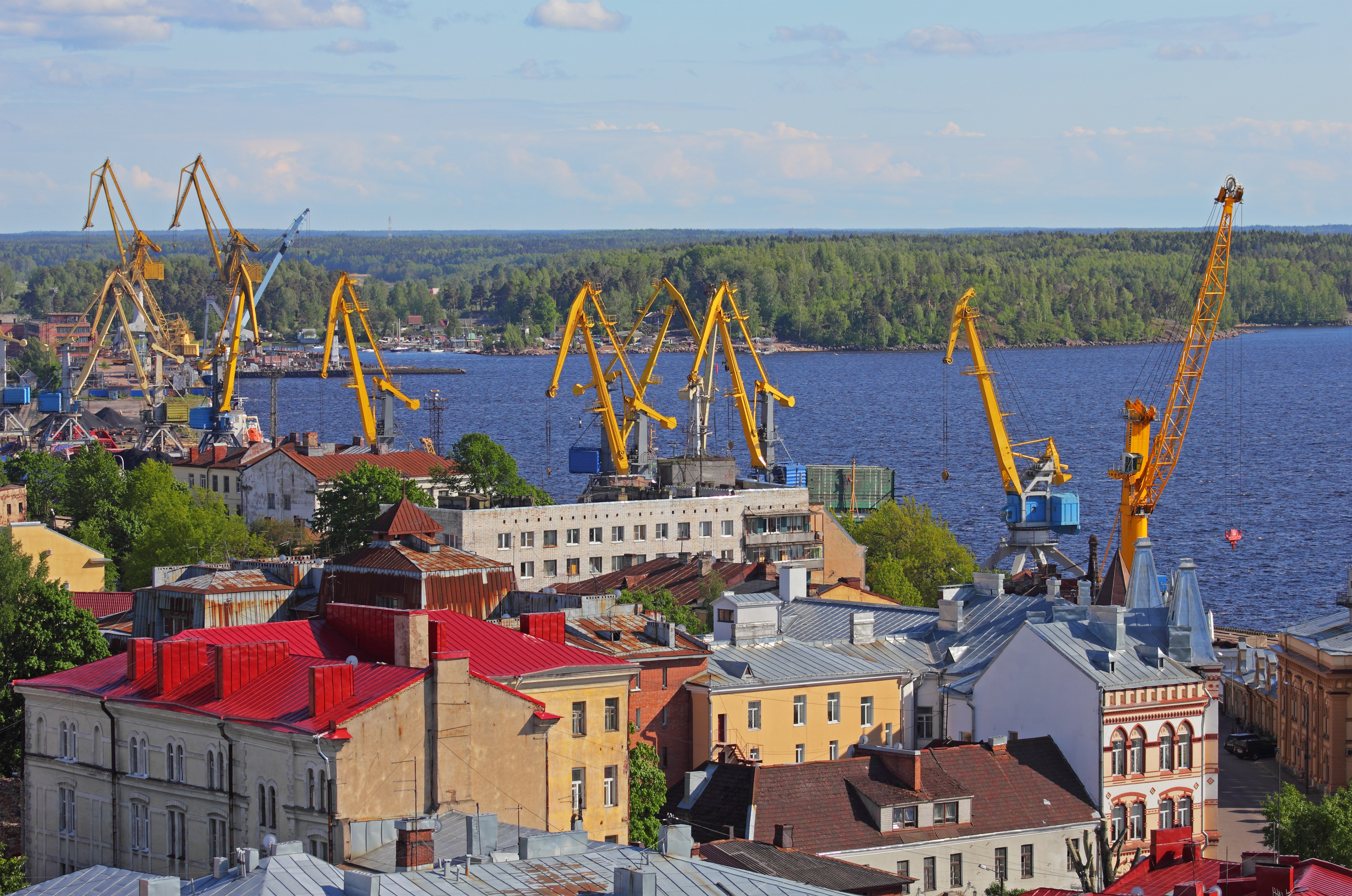 Vyborg June2012 View from Olaf Tower 10