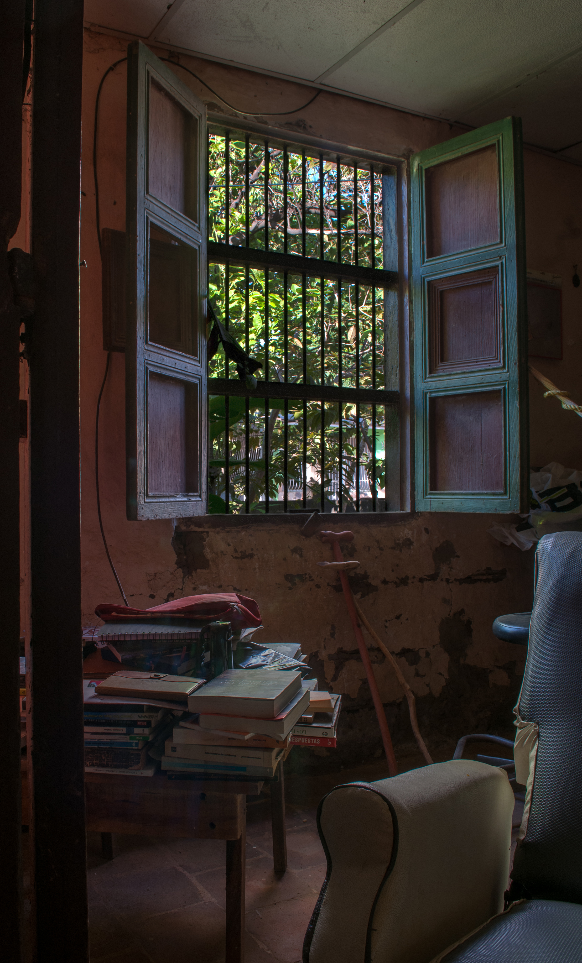 Window in Old house typical of the island of Margarita