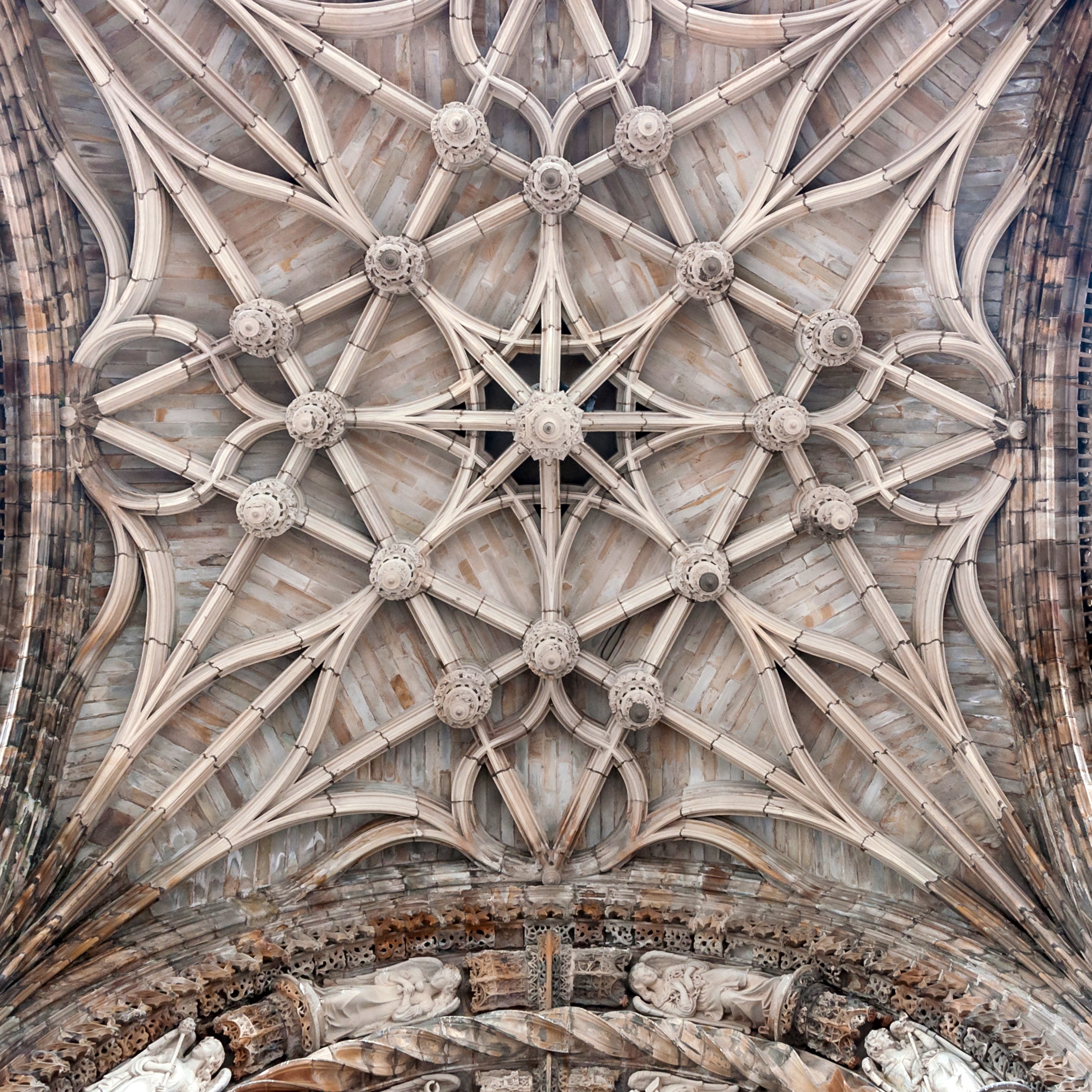 Albi cathédrale Sainte-Cécile portal vault
