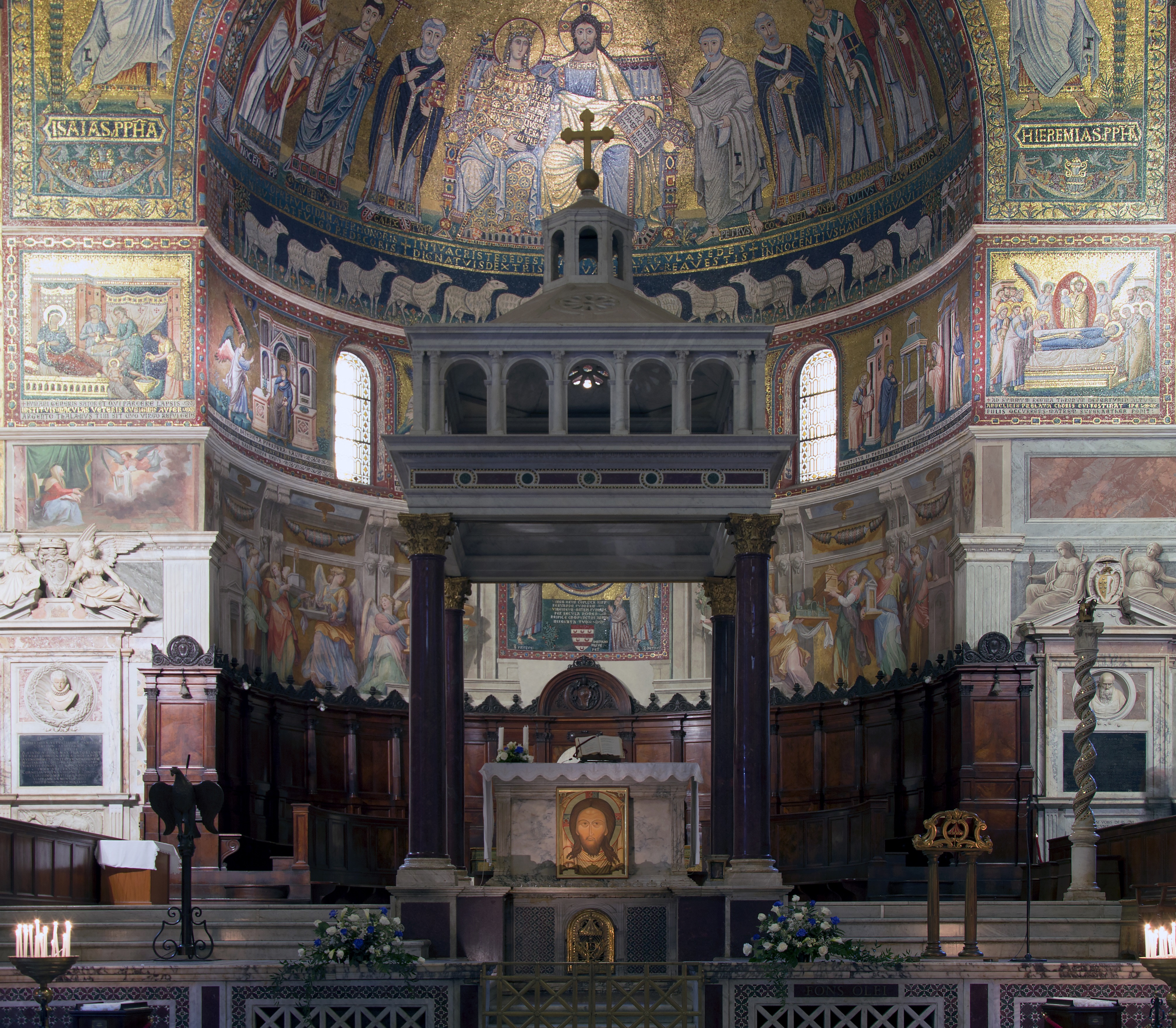 Altar and Ciborium of Santa Maria in Trastevere