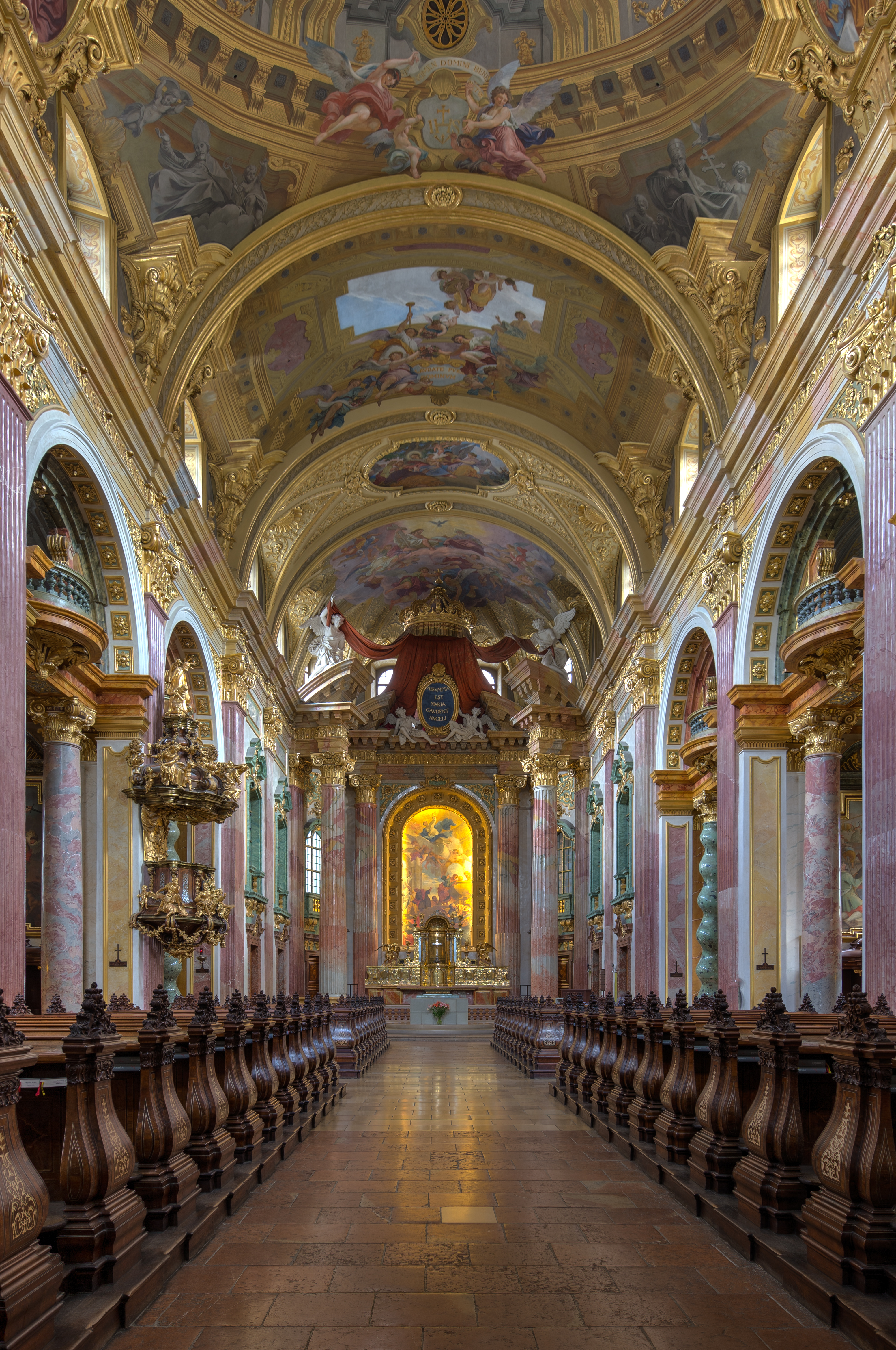AT 119587 Jesuitenkirche Wien Innenansicht 9045