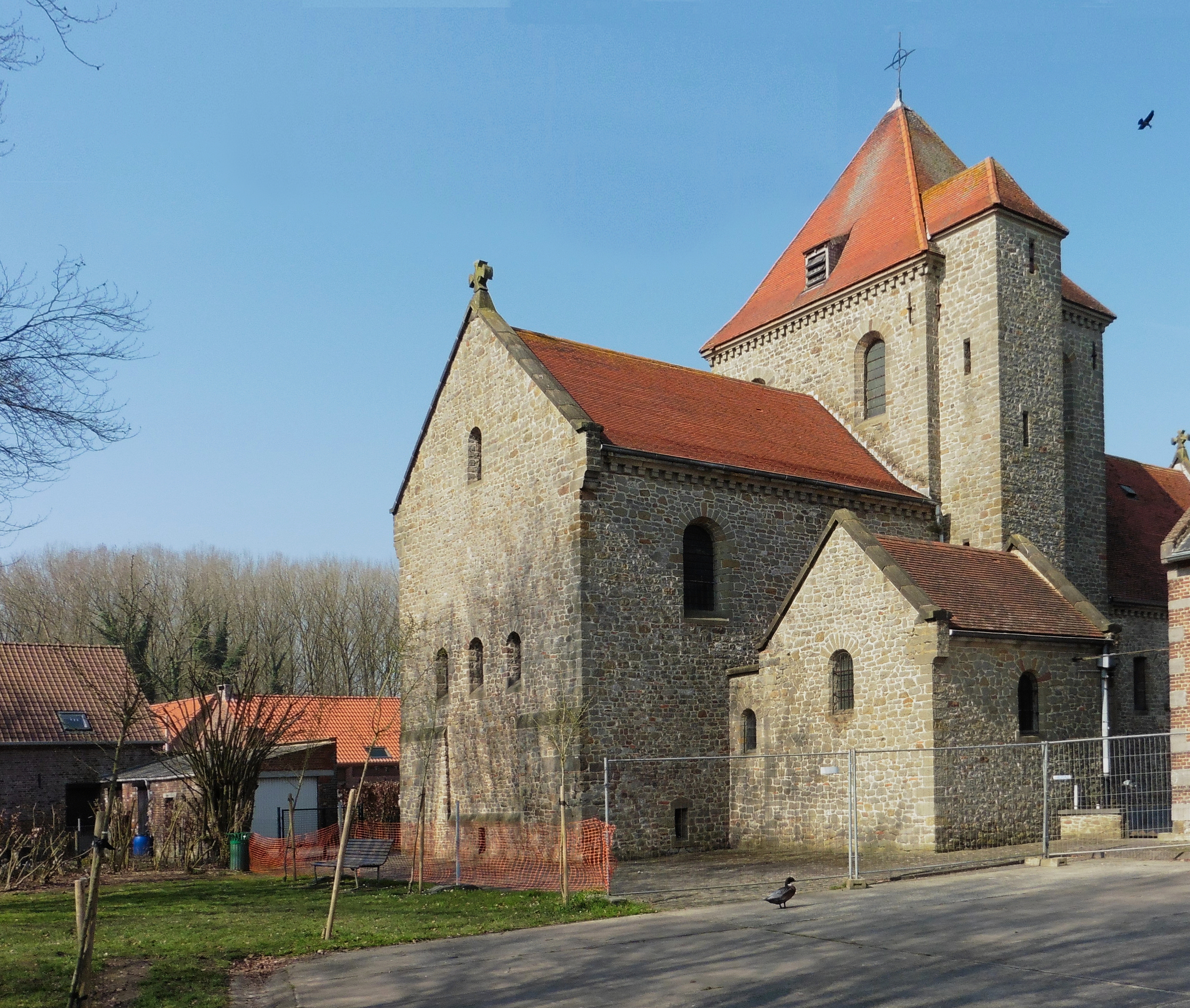 Aubechies, L'église Saint-Géry (xie siècle)