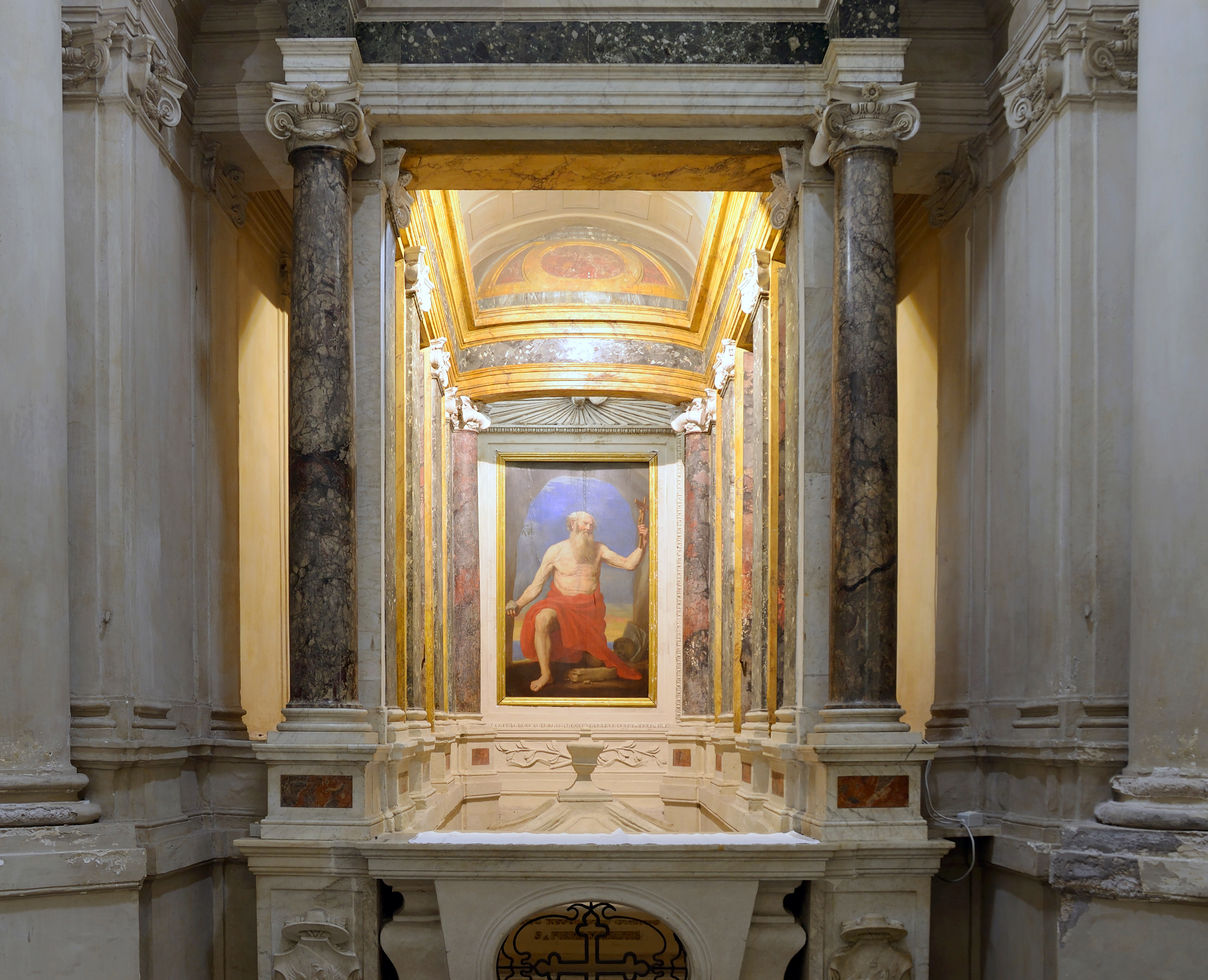 Avila Chapel with framework of St. Girolamo